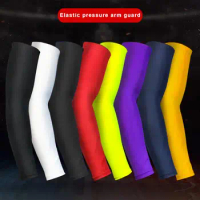 Sports Arm Sleeve Muscle Compression Arm Sleeve Sports Athletes Wrist Guard Men Women Muscle Compression Basketball Arm Guard