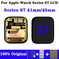 AMOLED For Apple Watch Series 7 LCD A2475, A2476, A2477, A2478 Display Touch Screen Digitizer For iWatch S7 LCD 41MM 45MM