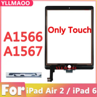 100% Tested For iPad Air 2 iPad 6 A1566 A1567 Touch Screen Digitizer Front Glass Touch Panel Replacement Parts +Tool
