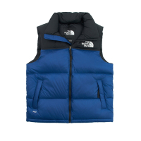 The North Face 北臉 背心 男 羽絨背心 運動 防潑水 M 1996 RETRO NUPTSE VEST 藍黑 NF0A3JQQF1T
