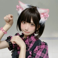 Cat Ears Anime Lolita Hair Accessories Cosplay Kawaii Wig Gothic Headdress Cat Ears Cute Party Costume Bell Headwear Hair Clips