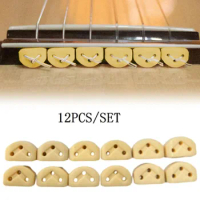 12PCS Classical Guitar String Retainer 1.2mm String Guide Guitar Accessories For Classical Guitar Flamenco Guitar Ukulele