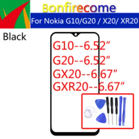 Front Glass Lens For Nokia G10 G20 X20 XR20 LCD Display Front Touch Screen Panel Glass Cover Lens Repair Replace Part