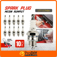 10PCS L7T C7HSA Spark Plug For Lawn Mower Grass Cutter Brush Trimmer Pemotong Mesin Rumput