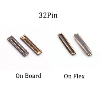 2-5pcs 32pin LCD Display Screen Flex FPC Connector On Motherboard For HUAWEI Y7P 2020/P40 Lite/P20 Lite 2019/Honor 9X/Pro/X30