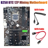 Computer Motherboard B250BTC 12P 12x PCI-E Graphics Slot LGA for Intel 1151 DDR4