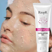 Face Exfoliating Cream Facial Scrub Cleanses Gel Acne Blackhead Treatment Shrink Pores Bright Whitening Skin Care Peeling Gel