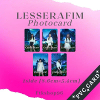 [READYSTOCK] Kpop LE SSERAFIM Crimson Heart Hd Photocard (PVC CARD) unforgiven album merch pc yunjin