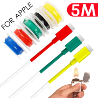 Heat Shrink Tube for Apple Data Cable iPhone 5/5s/6/6s/ipad4 Air/mini Shrinking Tubing Wire DIY Cable Repair Insulation Sleeve