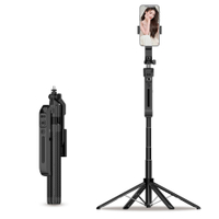 Automatic Face Tracking Tripod 360 ° Rotation 71 Inch Extended Mobile Phone Tripod Selfie Stick Smar