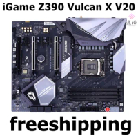 For Colorful iGame Z390 Vulcan X V20 Motherboard 64GB LGA 1151 DDR4 ATX Z390 Mainboard 100% Tested Fully Work