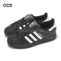 adidas 休閒鞋 Superstar II 男鞋 女鞋 黑 白 貝殼頭 三葉草 愛迪達 JI0079