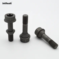 Jntitanti High quality Gr.5 Titanium Anti-theft torx head10.9 grade wheel hub bolt titanium bolt 20pcs1keyM14*1.5*52 for Ferrari