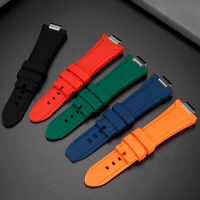 Rubber wristband for Tissot PRX Super player T137.407/410 Series Men's WatchBand Replacement Parts Metal quick release bracelet