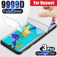 3Pcs Hydrogel Film For Huawei P30 P40 Lite P20 P50 P60 Pro Soft Screen Protector For Huawei Mate 40 30 20 Lite 50 Pro Cover Film