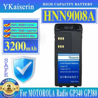 YKaiserin Battery HNN9008A 3200mAh For MOTOROLA Radio GP340 GP380 GP640 GP680 GP320 HT1250 HT750 GP328 GP338 PRO5150 MTX850