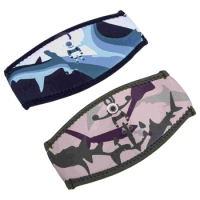 Diving Mask Strap Covers Decorative Printing Swim Mask Strap Covers Snorkeling Cover Hair Care Straps Neoprene Strap Covers