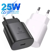 PD 25W USB C Charger Super Fast Charging for Samsung Galaxy S24 S23 S22 Ultra Note20 Type-C Quick Charger Adapter for Samsung