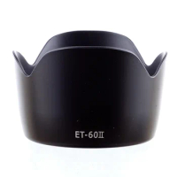ET-60 II 58mm ET-60II Lens Hood Reversible Camera Accessories for Canon 55-250MM 75-300MM 90-300MM