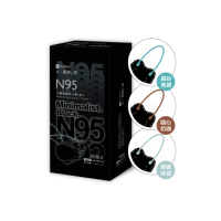 【藍鷹牌】極簡黑系列 N95醫用4D立體型成人口罩2盒 三色綜合款 30片/盒(兩款可選)