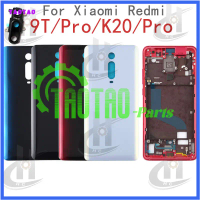 Pin, Vỏ nắp sau, Vỏ khung giữa, Nút, Khung mặt trước LCD, Khung camera Ống Kính cho Xiaomi Mi 9T, 9T