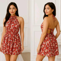 REMBUNA.ID ZAHRA DRESS | Baju Daster Mini Bunga