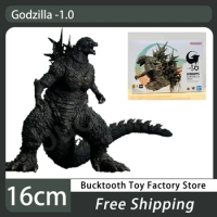 Original Bandai S.H.Monsterarts SHM Anime Figure Godzilla -1.0 Godzilla 16cm Action Movable Figure PVC Model Collection Toy Gift