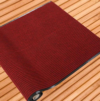 商用雙條紋復合膠底地毯 公司酒室外地墊 裁剪雙條紋地毯