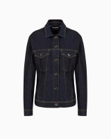 เสื้อแจ็คเก็ตผู้หญิง รุ่น 8N2B82-2DG5Z-0941-สีเดนิม
