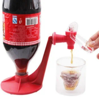 Mini Upside Down Drinking Fountains Fizz Saver Cola Soda Beverage Switch Drinkers Hand Pressure Water Dispenser Automatic