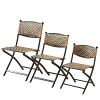 Office Balcony Folding Garden Chair Rattan Patio Outdoor Camping Chairs Ultralight Sedie Da Giardino Patio Furniture