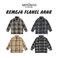 Kemeja Flanel Anak Lengan Panjang Laki - Laki Perempuan 1 2 3 4 5 tahun