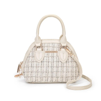 KIMURA CARNU - Tas Genggam Mini Rajut - Tas Selempang Rajut Wanita - Half Moon Bag Mini Rajut #6128 