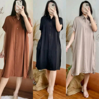 LULA HOME DRESS/DASTER POLOS BUSUI FULL KANCING/DASTER POLOS LULA DRESS