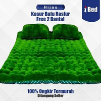 SKY - Kasur Lantai Matras Gender Bulu Rasfur 130 x 140 x 180 x 200 cm 140x180x10 cm Hijau
