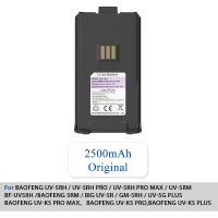 Baofeng UV-5RM battery 2500/3800original high power Type-C charging BF-K5 plus UV-5RH pro walklie ta