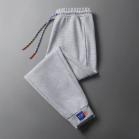 Tygerclothes Celana Pria Peregangan Celana Panjang sport Manset Elastis Cepat Kering Celana Olahraga