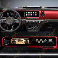 Digital Cluster For Jeep Wrangler JL Gladiator 2018 - 2021 Car Radio Android 11 Long Strip Screen Auto Stereo Multimedia Player
