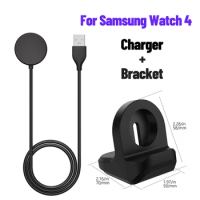 charge Cable For Samsung Galaxy Watch 5 4 6 Classic Stand Dock Bracket For Galaxy Watch 3 Active 2 USB Charging Adapter Cables