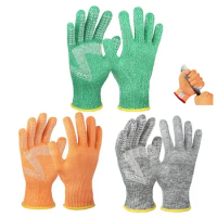 Level 5 HPPE EN388 Safety Gloves Cut Resistant Anti-Puncture Work Protection Gloves Grinding Welding Gloves Anti Cut Gloves