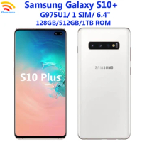 Samsung Galaxy S10+ G975U1 S10 Plus 6.4" RAM 8GB ROM 128GB/512GB/1TB Snapdragon NFC Original Unlocked 4G LTE