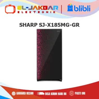 SHARP SJ-X185MG-GR KULKAS 1 PINTU 166L Low Voltage SJ-X185MG-GR SJ-X185MGGR SJX185MGGR
