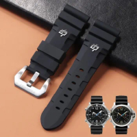 Watch Band For Panerai SUBMERSIBLE PAM 441 359 Soft Silicone Rubber 26mm Men Sport Watch Strap Watch Accessories Watch Bracelet