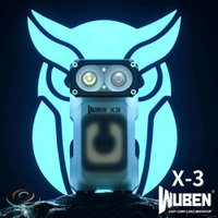 【錸特光電】WUBEN X3 Owl 700流明 貓頭鷹 轉角手電筒 EDC OLED 紅白夜光磁吸 無線充電 迷你 戶外