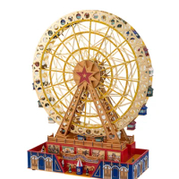 Mr. Christmas retro Ferris wheel box, music box, box, and box as gifts for girls, friends, best friends,
