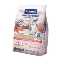 Kanimal คานิมอล ทรายแมวเต้าหู้ธรรมชาติ จับก้อนไว ฝุ่นน้อย ขนาด 20 ลิตร