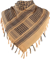 Military Shemagh Keffiyeh Tactical Desert Scarf 43"x 43" Land Cotton Neck Head Wrap with Tassel for 