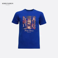 Keris Gallery T-Shirt Dewasa Motif Tari Topeng Cirebon - Navy 4S NAVY