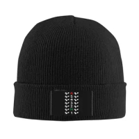 One Up Five Down 1N23456 Motorcycle Supermoto Biker Hat Autumn Winter Skullies Beanies Warm Cap Female Male Knitted Hat