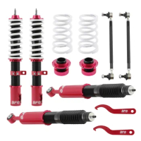Coilover Shock Strut Low Kit for Toyota Yaris 2007-2011 Racing Adjustable Height Coilover Shock Absorbers Spring Struts Shock